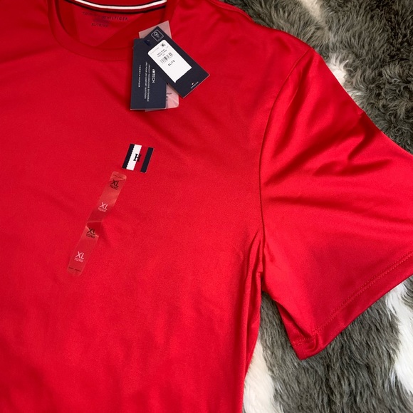 🆕 Tommy Hilfiger - Mens XL Red THtech - Picture 1 of 6